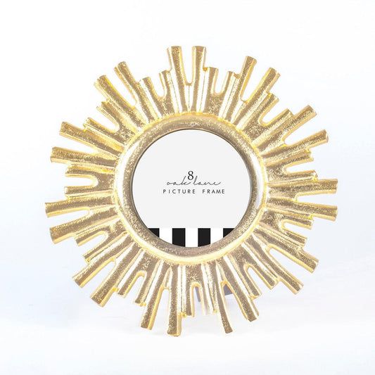 8 Oak Lane Gold Sunburst Frame