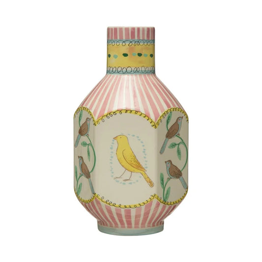 Creative Co-Op Bird Vase