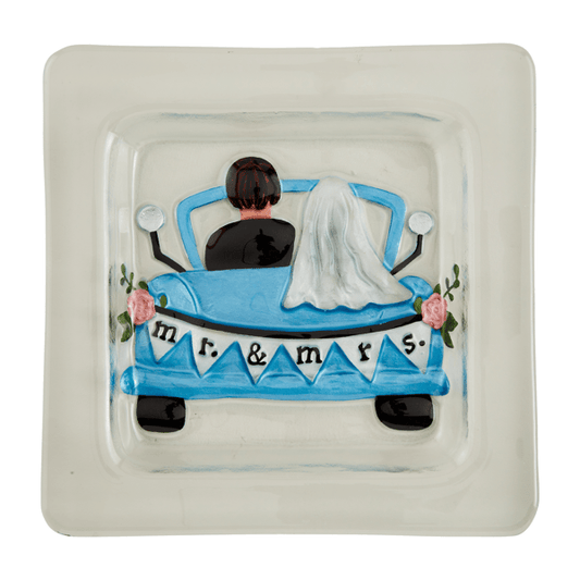 Mr. & Mrs. Getaway Car Platter