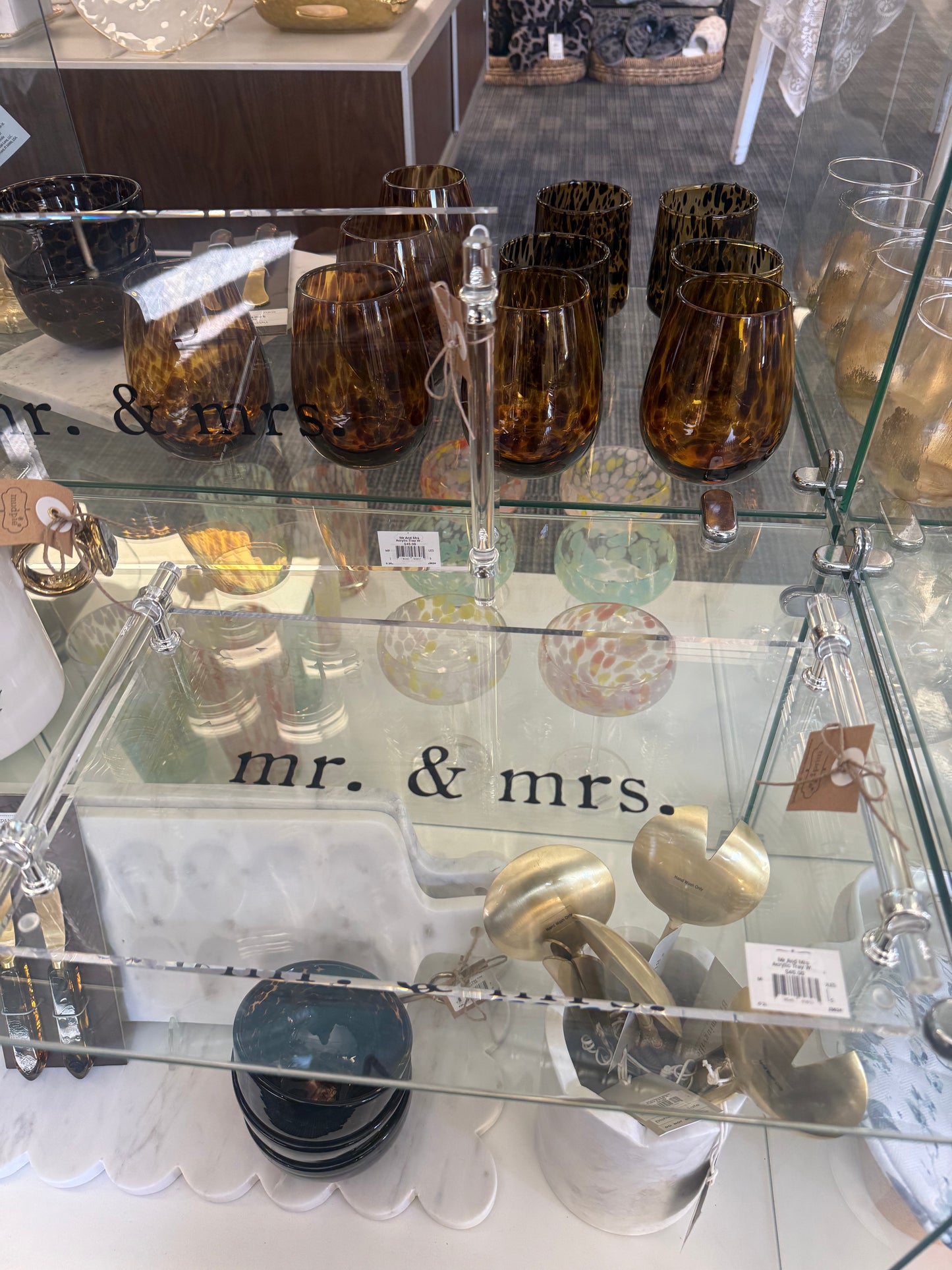 Mr. & Mrs. Clear Tray