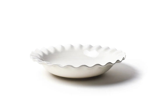 Coton Colors White Signature Ruffle 13" Best Bowl