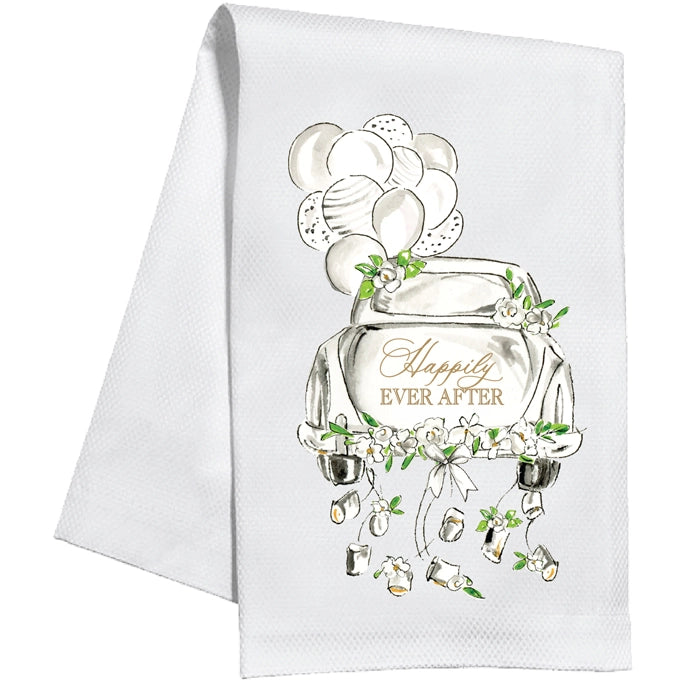 RosanneBeck Collections Happily Ever After Getaway Car Kitchen Towel