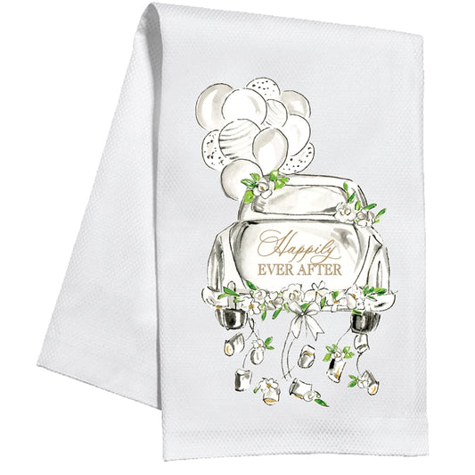 RosanneBeck Collections Happily Ever After Getaway Car Kitchen Towel