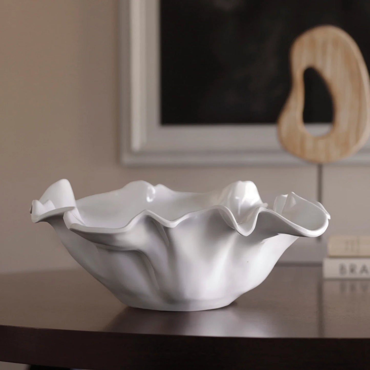 VIDA Havana Large Medusa Bowl (White)