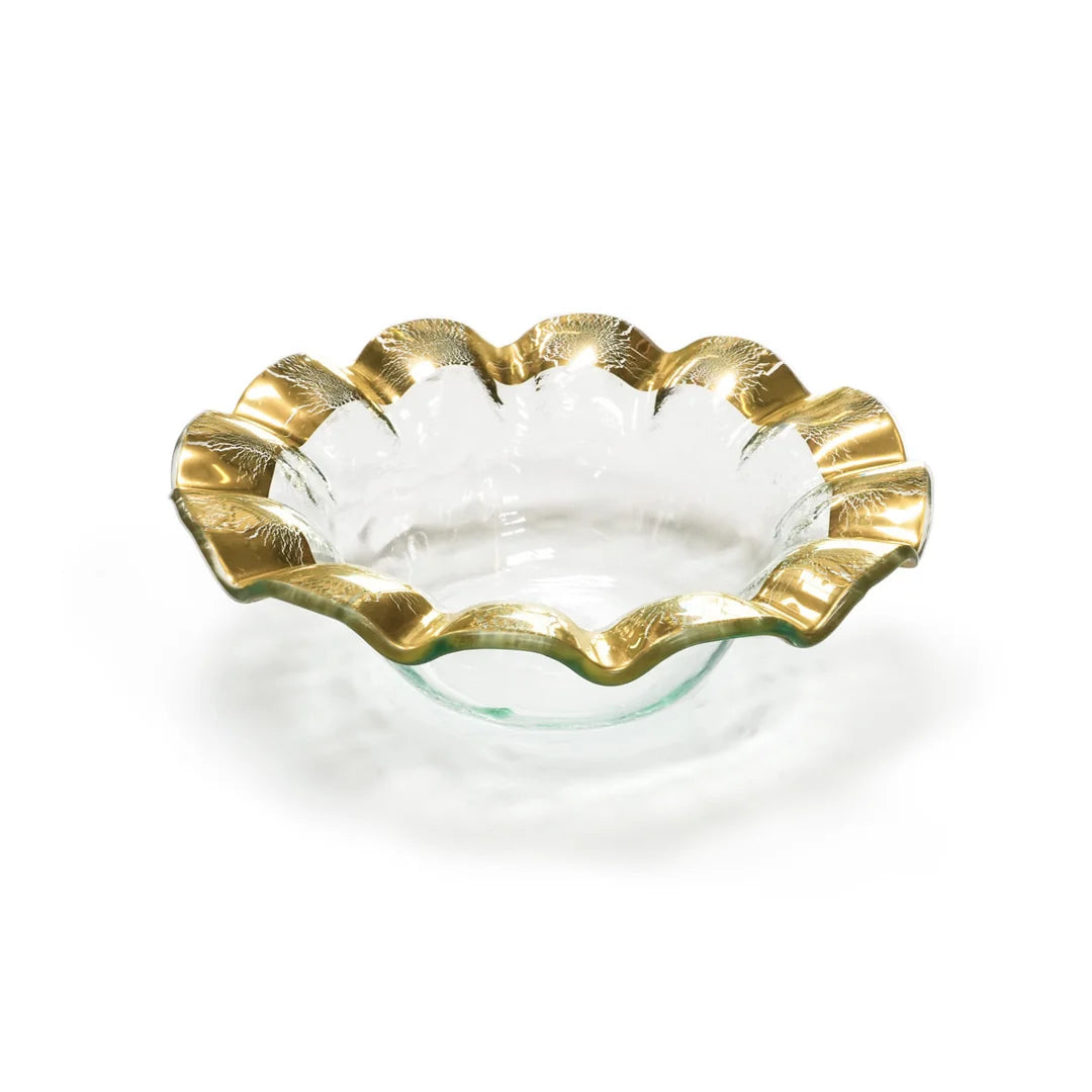 Annieglass Ruffle Wine Coaster