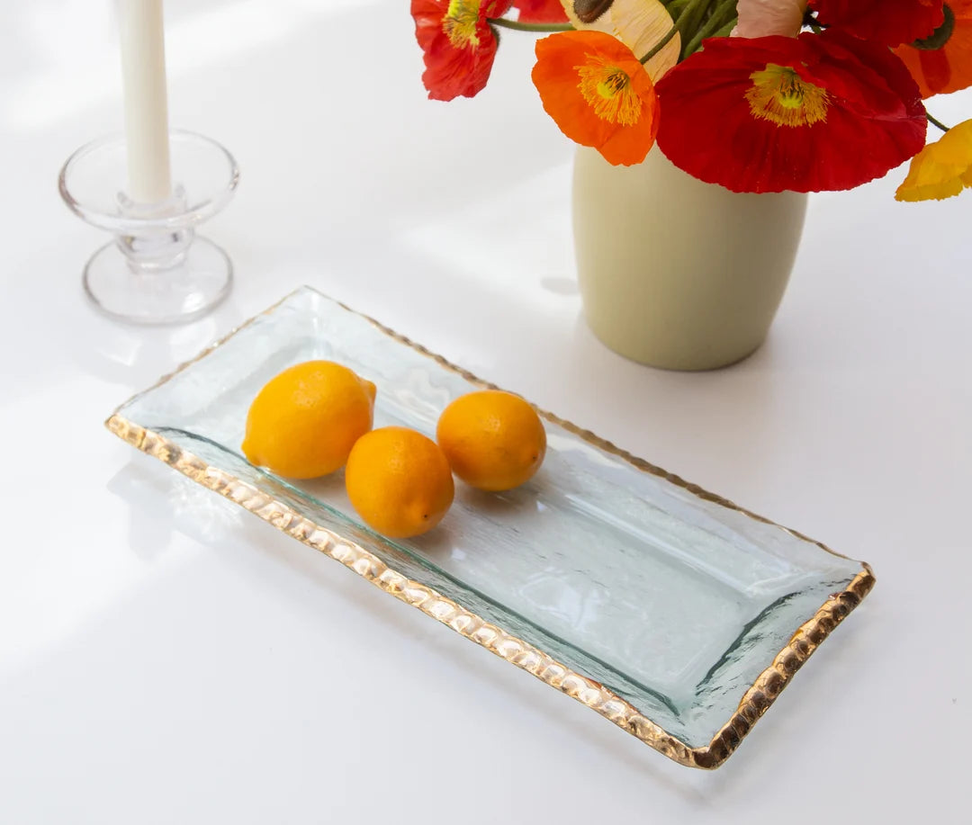Annieglass Edgey Appetizer Tray