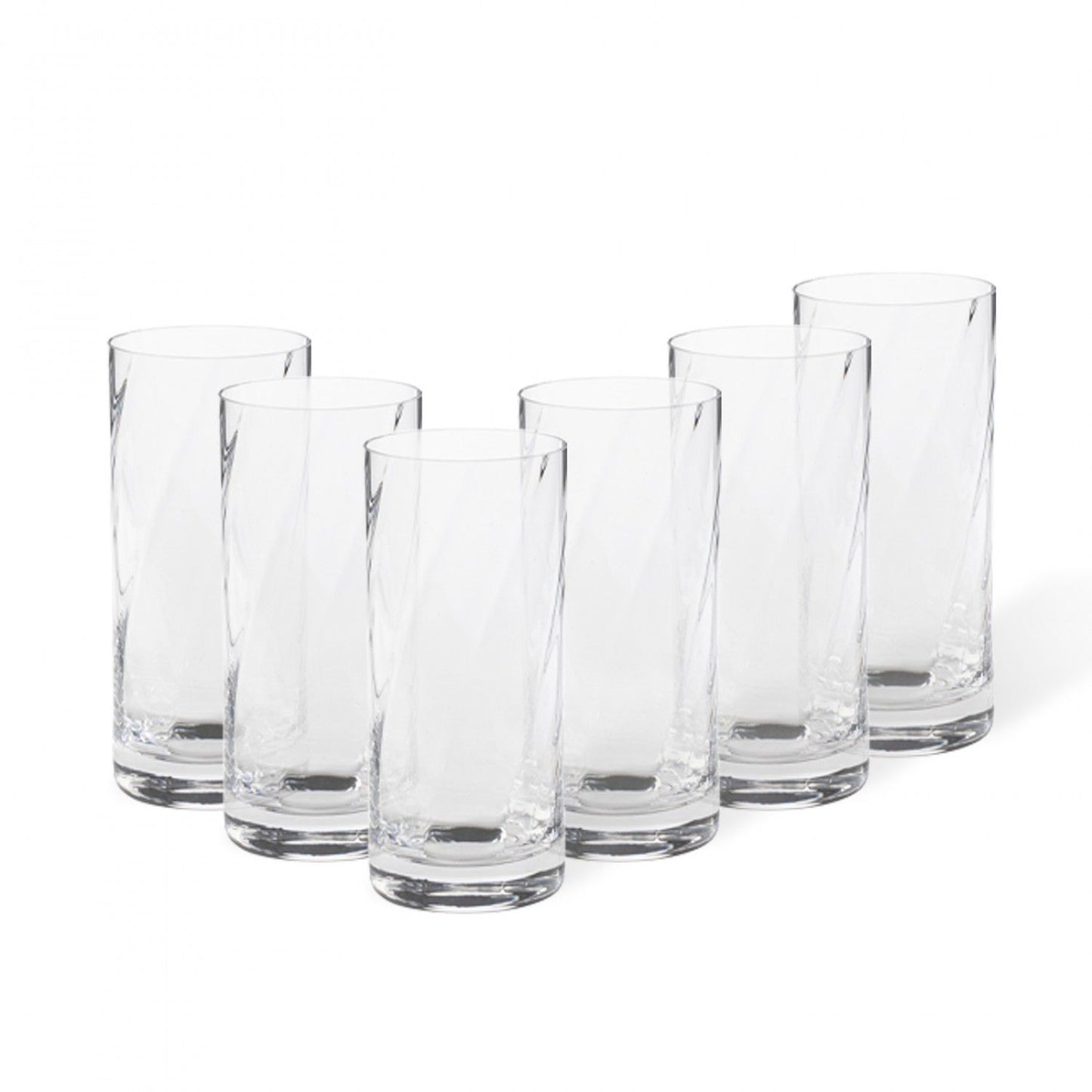 Casafina Ottica Set of 6 17 oz Highball Glasses