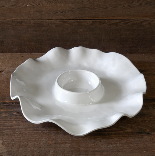 BEATRIZ BALL Vita Havana large chip and dip server