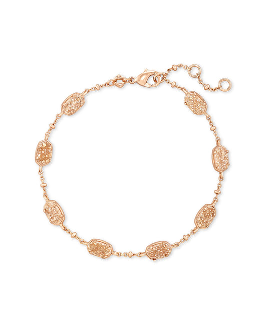 Emilie link bracelet- Rose Gold