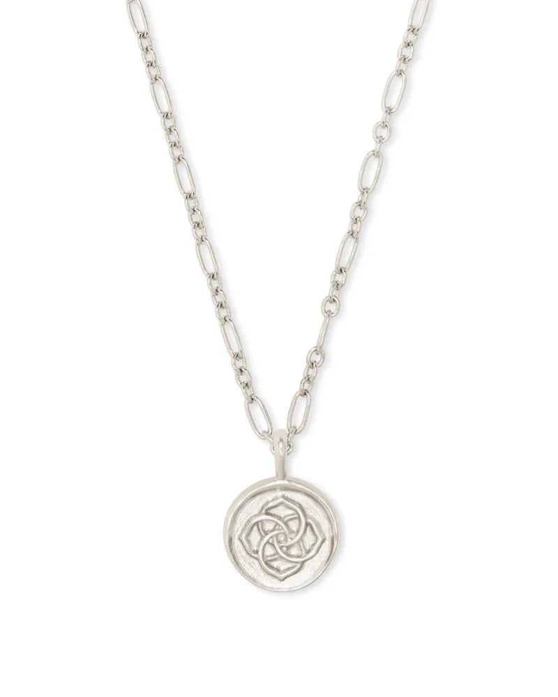 Dira Coin Pendant - Silver