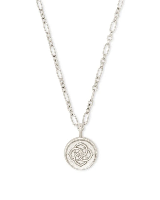 Dira Coin Pendant - Silver