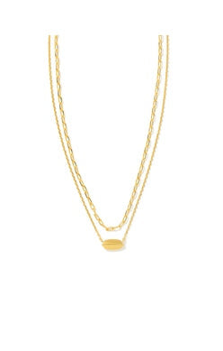 Brooke Multi Strand Necklace - Gold