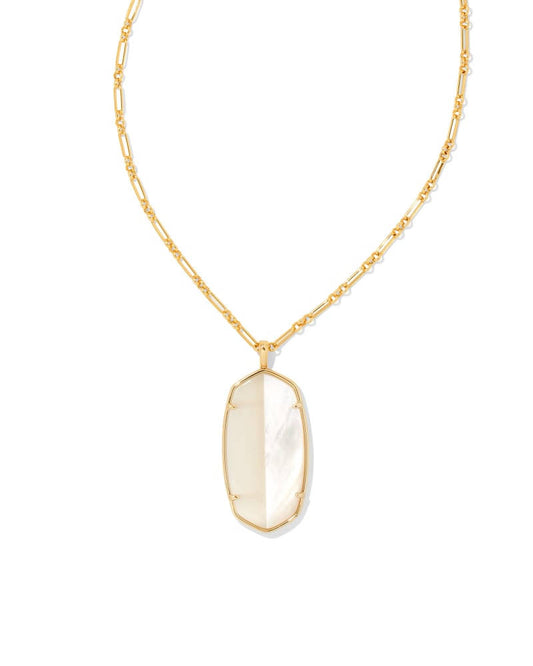 Reid Long Necklace - White